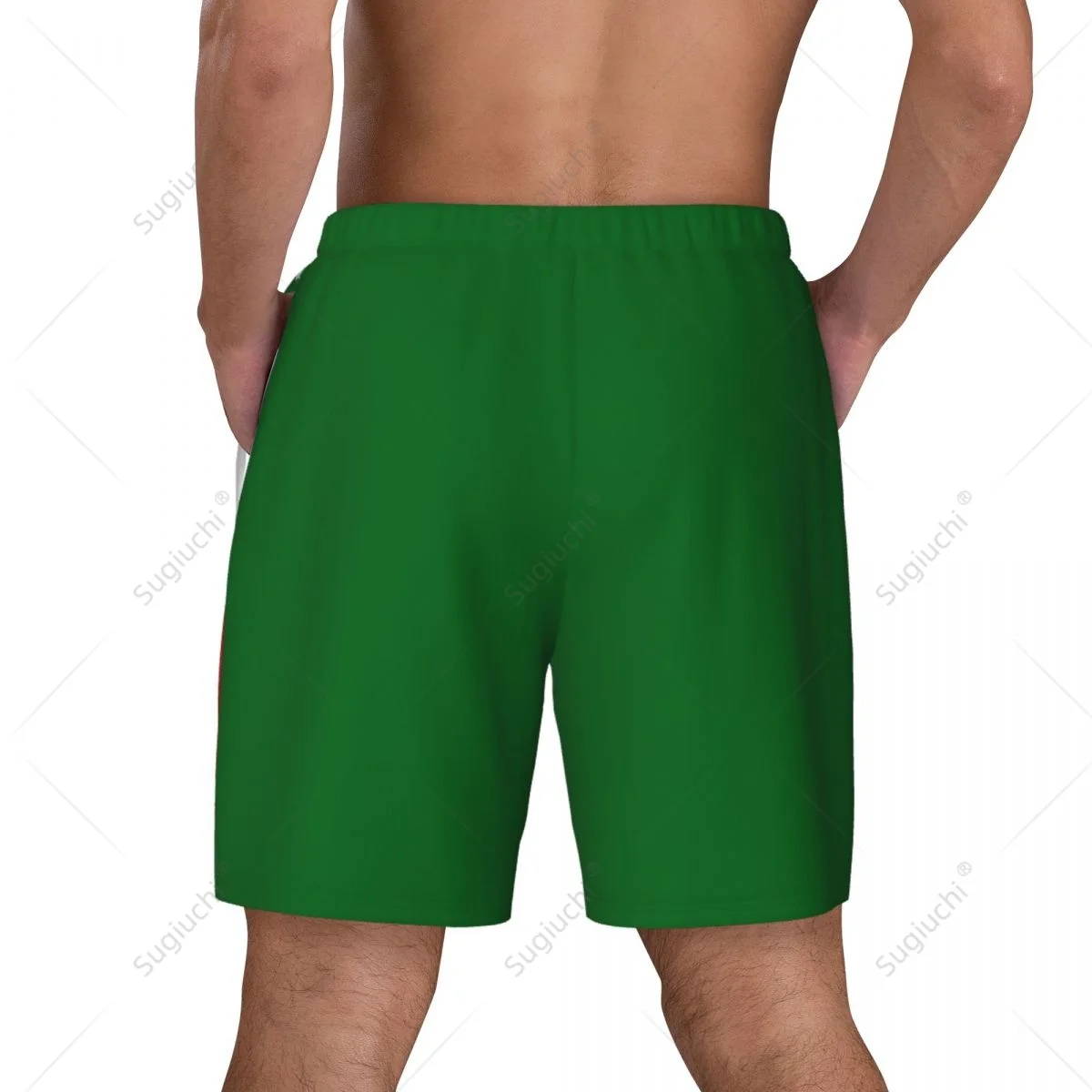 Somaliland Flag 3D Mens Swimming Beach Surfing Pants Swim Shorts Trunks Compression Liner 2 in 1 Quick-Dry