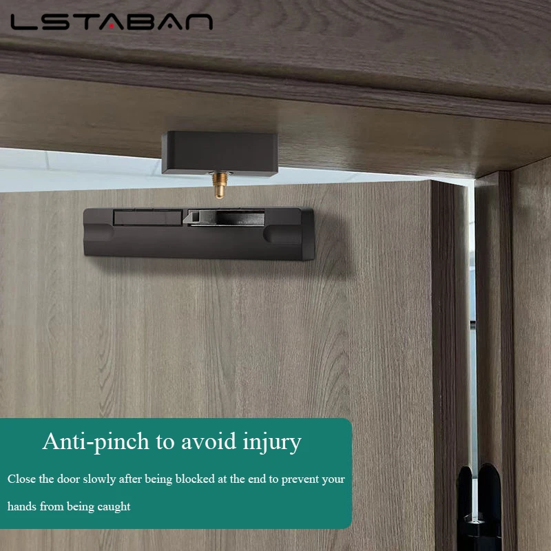 Adjustable Bedroom Door Closer Damping er Wooden Door Flat Open er Invisible Home Silent Hydraulic Closed