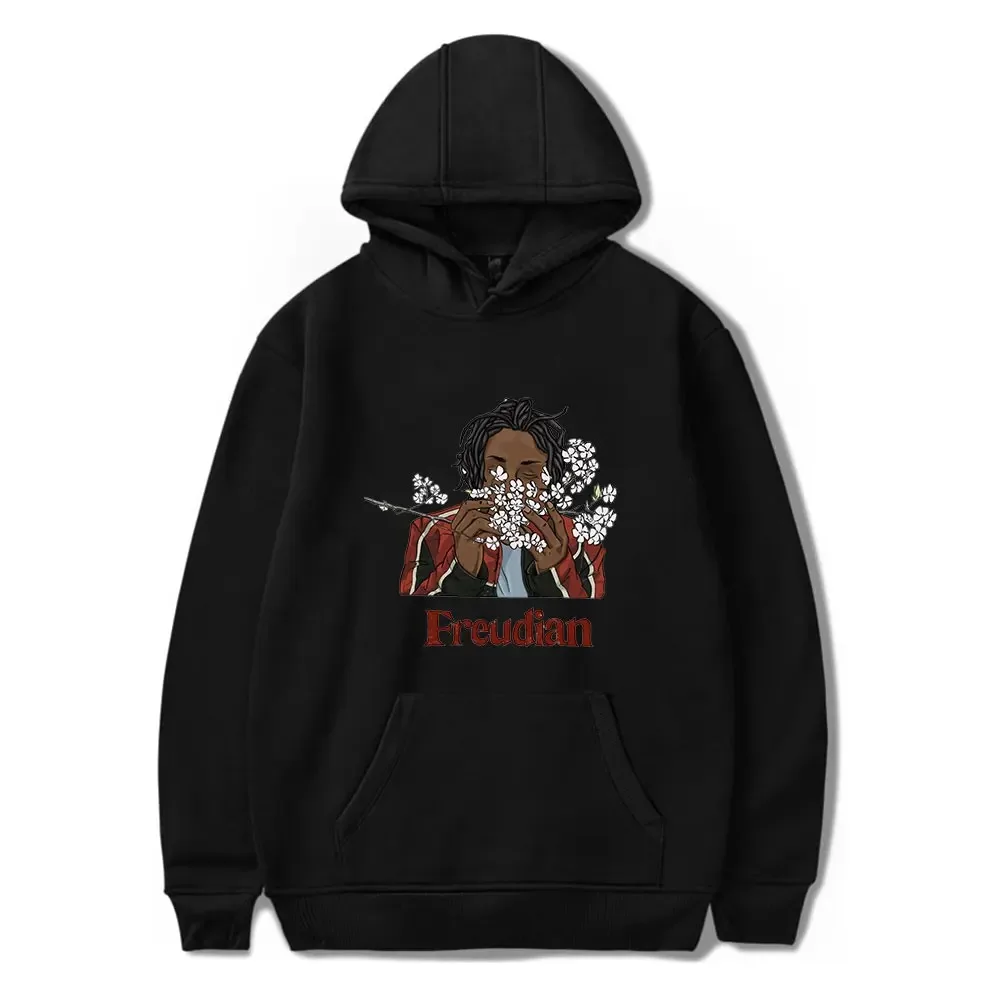 

Daniel caesar freudian hoodie moletom de manga longa das mulheres dos homens camisolas unisex com capuz pulôver agasalho 2024