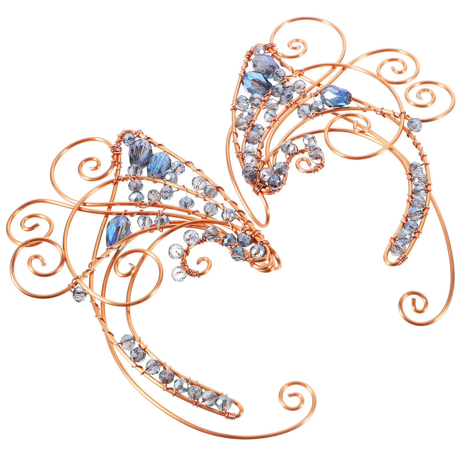 

Non-pierced Ear Clip Elf Earrings (pair (137+138)) Clip-on for Women European and American Fashion Ears Full Cuff Fairy