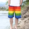 New Men's Summer Swim Shorts Plus Size For Men Flower Printed Beach Shorts gym Short Pants Swimming Surfing Borad Shorts 5