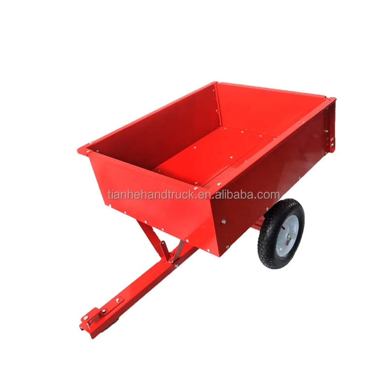 plastic heavy duty durable garden and for tractor dump trailer cart
