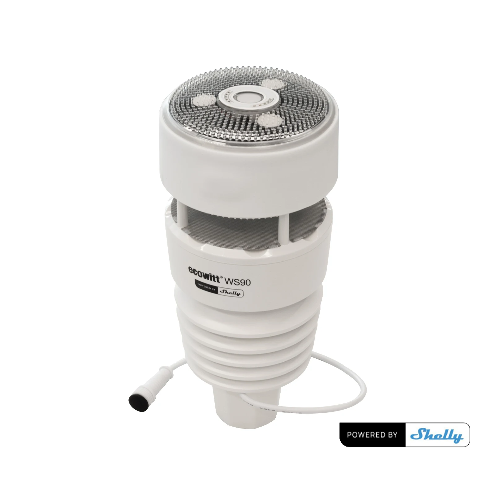 Ecowitt WS90 7-in-1 기상 관측소(Shelly에서 구동)