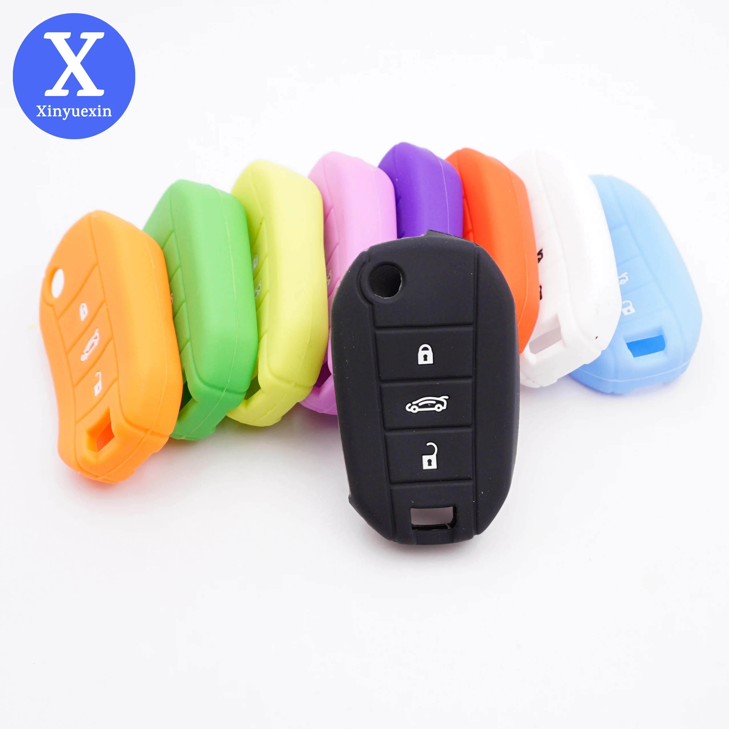 

Чехол Xinyuexin для Citroen C4 Cactus Peugeot 508 208 308 T9, складной держатель для ключей