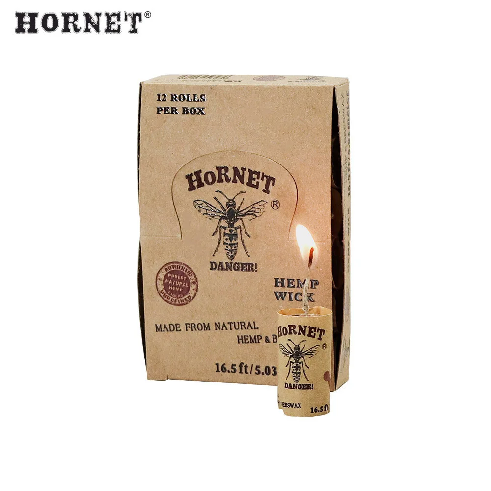 Wax rope hemp cotton rope pipe light wax display box WICK Wax smoking accessories