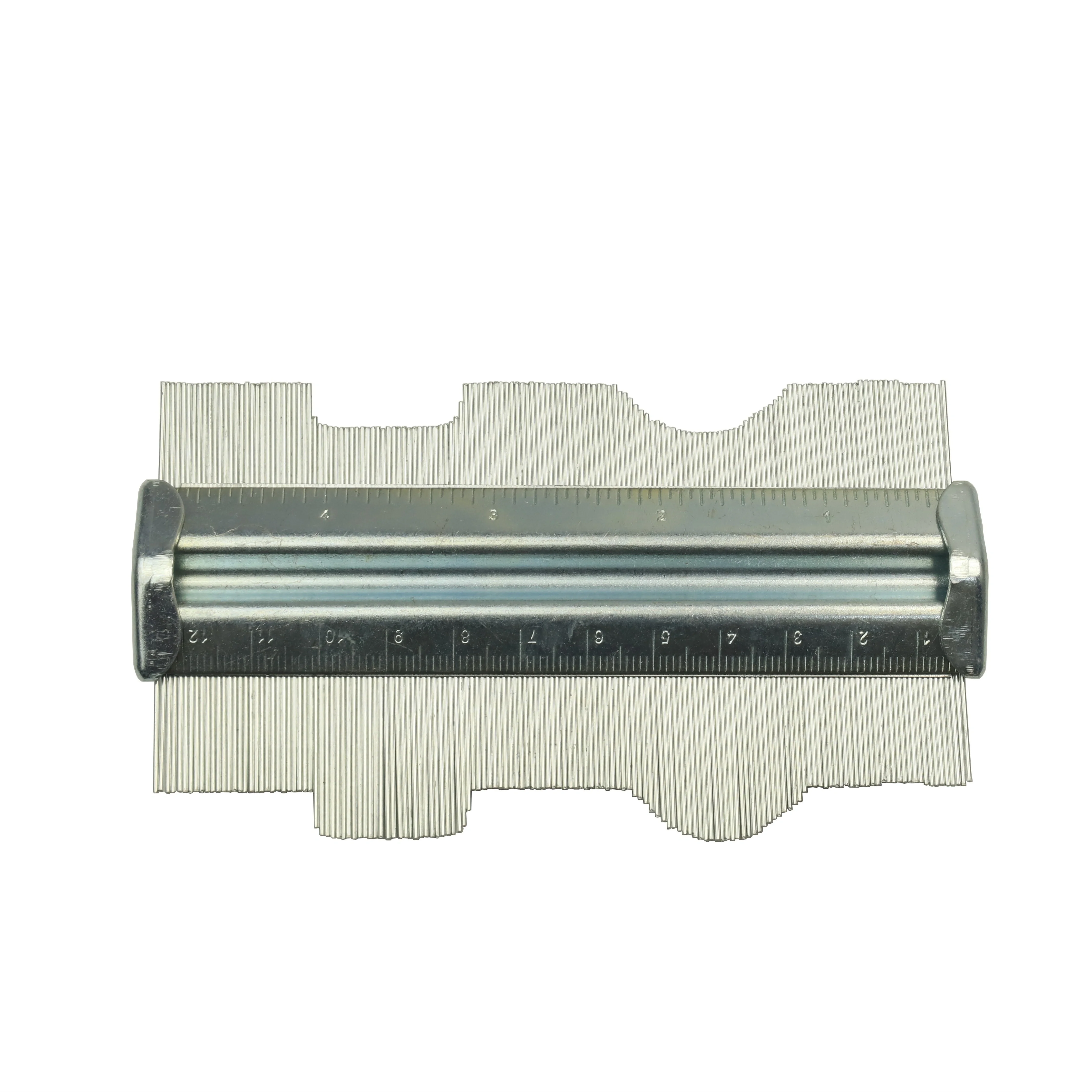 125mm 모양 테이커 금속 윤곽 게이지 불규칙한 윤곽 측정 게이지 목공 측정 모조 게이지