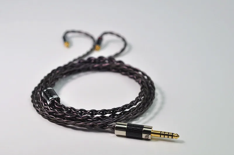 

Graphene single crystal copper silver plated MMCX 0.78 N5005/IE900 earphone upgrade cable 4.4mm plug