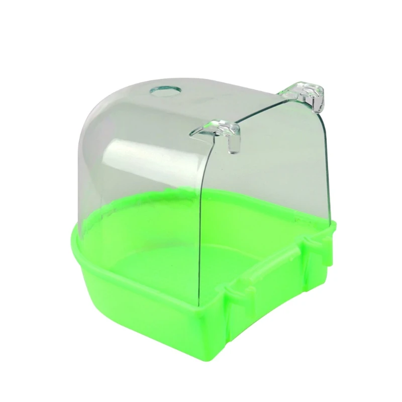 Hanging Bathing Box Parrot Birdbath Cage Shower Accessories for Small Bird