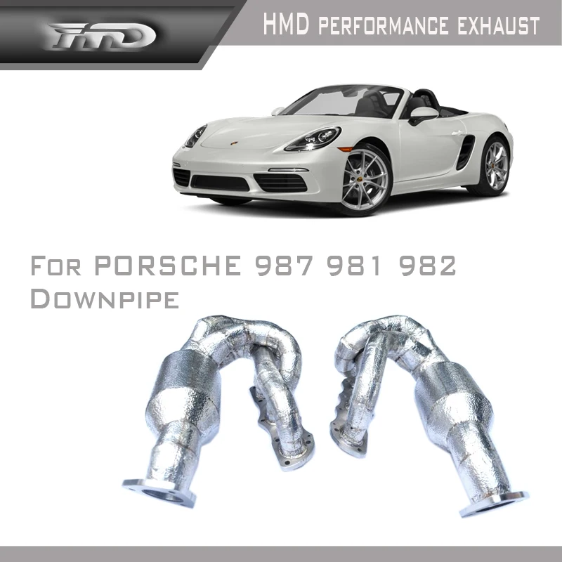 

Exhaust Downpipe Three-Way Catalytic Converter Is Suitable For Porsche Cayman Boxster 987 981 982 2005 or 2020 Exhaust Manifold