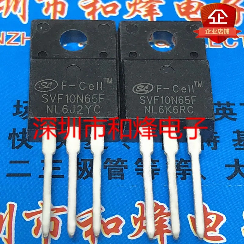 

30pcs original new SVF10N65F TO-220F 650V 10A