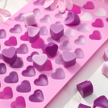 Heart Silicone Candle Mold Kit 1