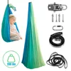 Kids Sensory Swings Double Layer Comfortable Cuddle Swing with 360° Swivel Hanger Holds up to 200 lbs for Adults Indoor Outdoor 1
