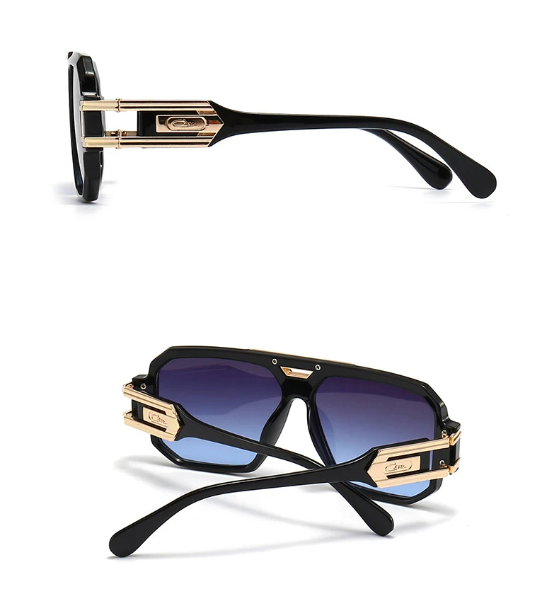 56478 Mode Männer Sonnenbrille Frauen 2023 Vintage Luxus Marke Designer Übergroßen Brillen Männlich Shades Uv400 Fahren Gläser – Detail 9