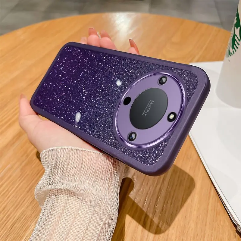 Honor Lite Soft TPU Glitzerlinse Schutzhülle für Huawei Honor Magic 5 4 Pro_voghion.com