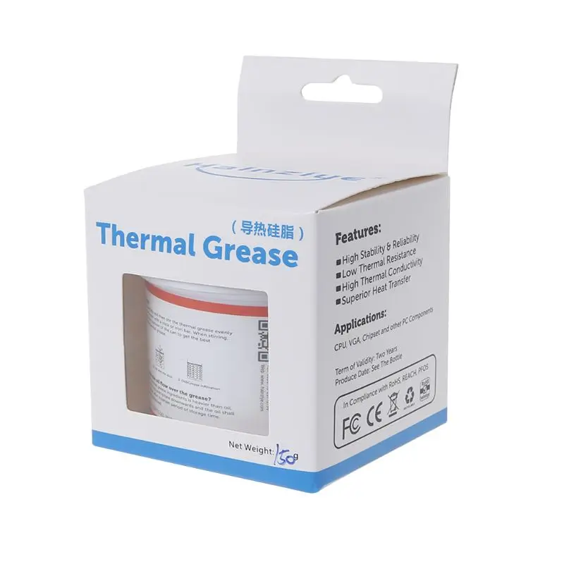 

HY400 Thermal Grease HY400 Compound Compliance with RoHS REACH PFOS Non-toxic