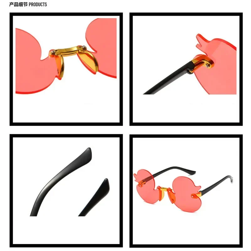 Cute Duck Children's Sunglasses Summer Fashion Sun Glasses Anti-ultraviolet Glasses Party Decorative for Child 선글라스