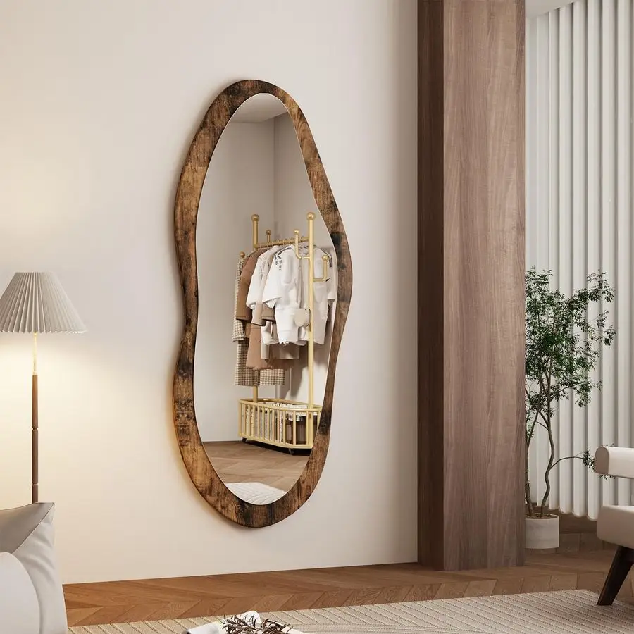 Vintage Asymmetrical Wall Mirror 5