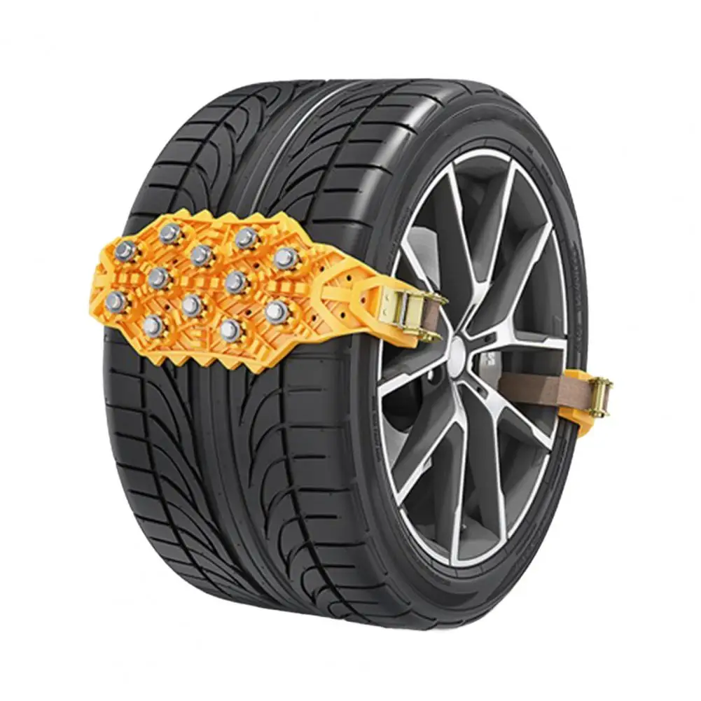Adjustable Car Tire Snow Chain High Hardness Winter Tire Chains Thickened Car Anti Skid Chains Off-road Vehicle