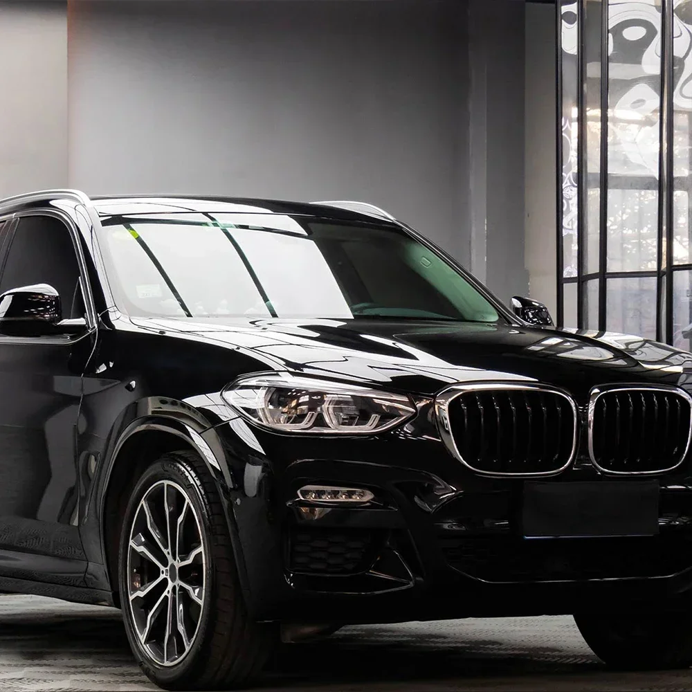 Car Wrapping Film Piano Black Bubble Free Car Sticker Vinyl Film PET Decals Accessories Exterior Interior Decoration