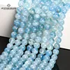 5A Natural Stone Blue Calcite Beads 6 8 10mm Pick Size Fine Gemstone Bead For Jewelry Making Diy Necklace Bracelet Accessory 1