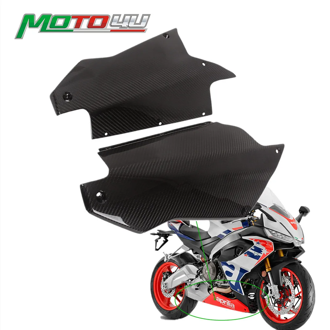

Накладки на живот для Aprilia RS660 RS 660 100% из углеродного волокна, накладки на нижнюю часть живота, обтекатель для мотоцикла