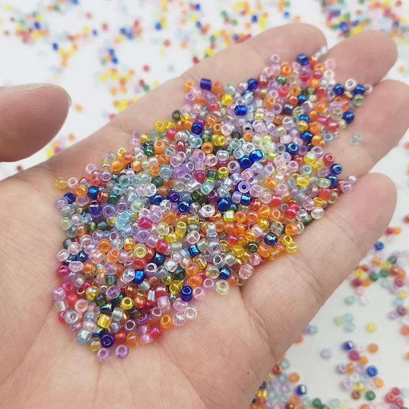 1800pcs 2mm Lemon Yellow Glass Seed Beads - Czech Glass Beads For Jewelry Making