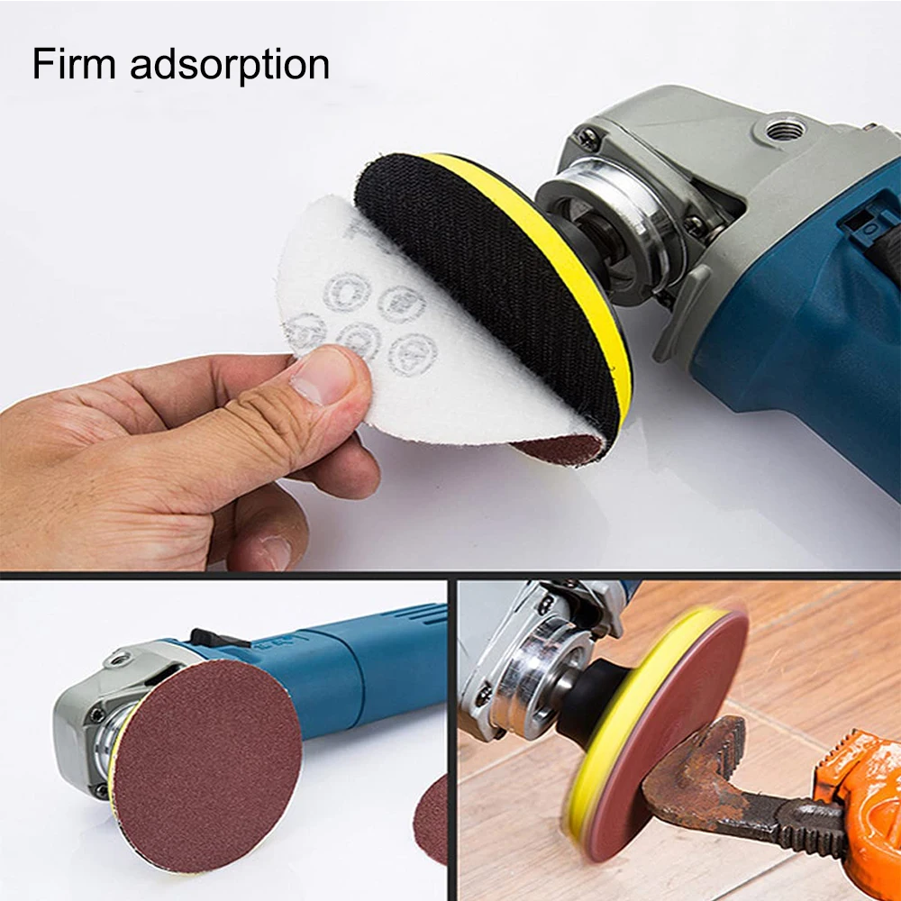 5" 125mm Polishing Disk 8 Hole 15pcs Sandpaper Polishing Wheel for Metal Wood Car Wheel Headlight Polishing Kit 800- 5000# 5