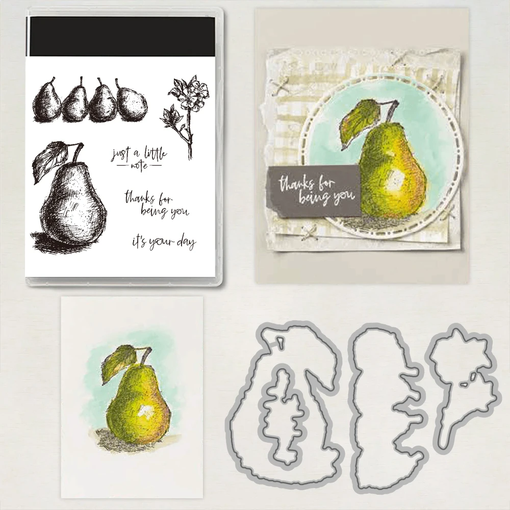 GLOBLELAND 2 Pcs Tampon Cadre Matrices De Découpe En Métal