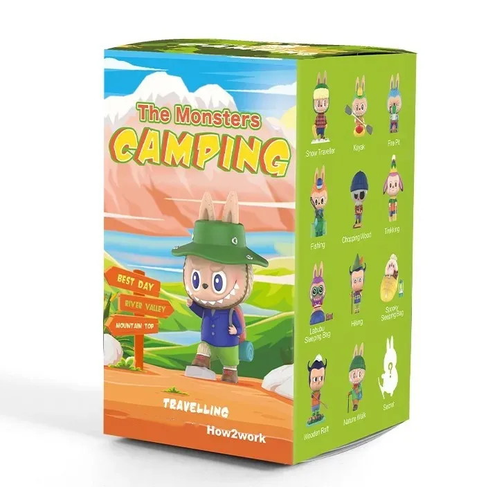 thumbnail image 1 of Labubu The Monsters Camping Travel Series Caja ciega Juguetes Figura de acción de anime Caixa Caja misteriosa Muñecas Regalo para niñas, 1 of 5