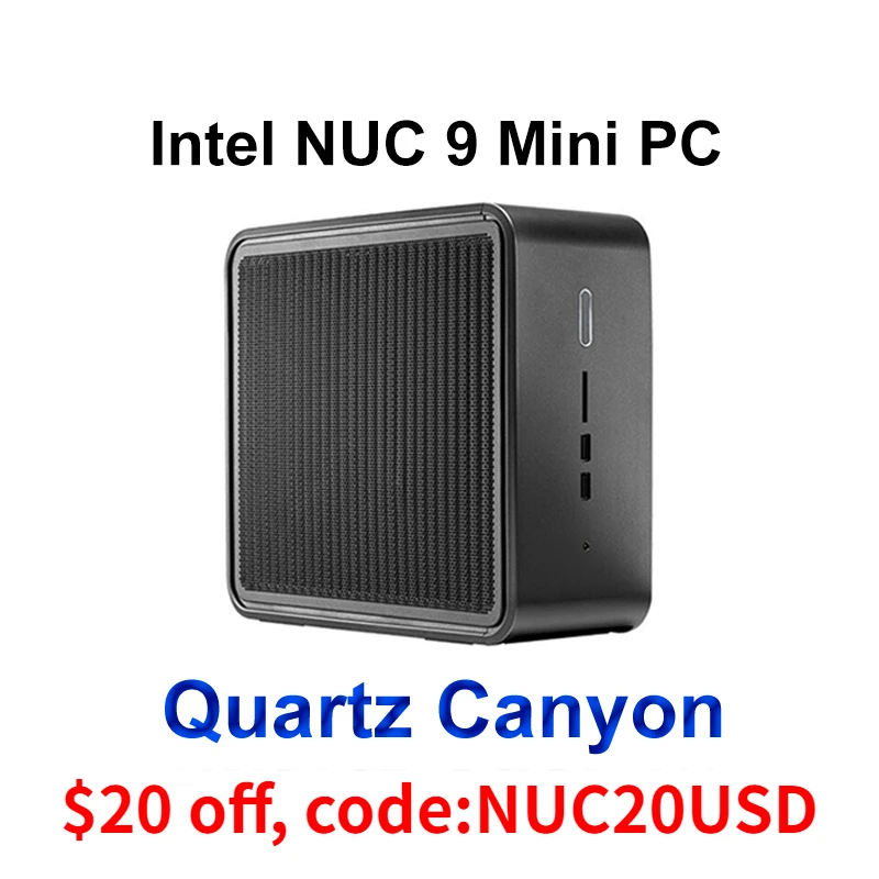 Оригинальный процессор Intel 9th NUC9V7QNX I7-9850H™Поколение кварцевого каньона Восьмиядерный E2286 мини-хост ПК 7,1 каналов