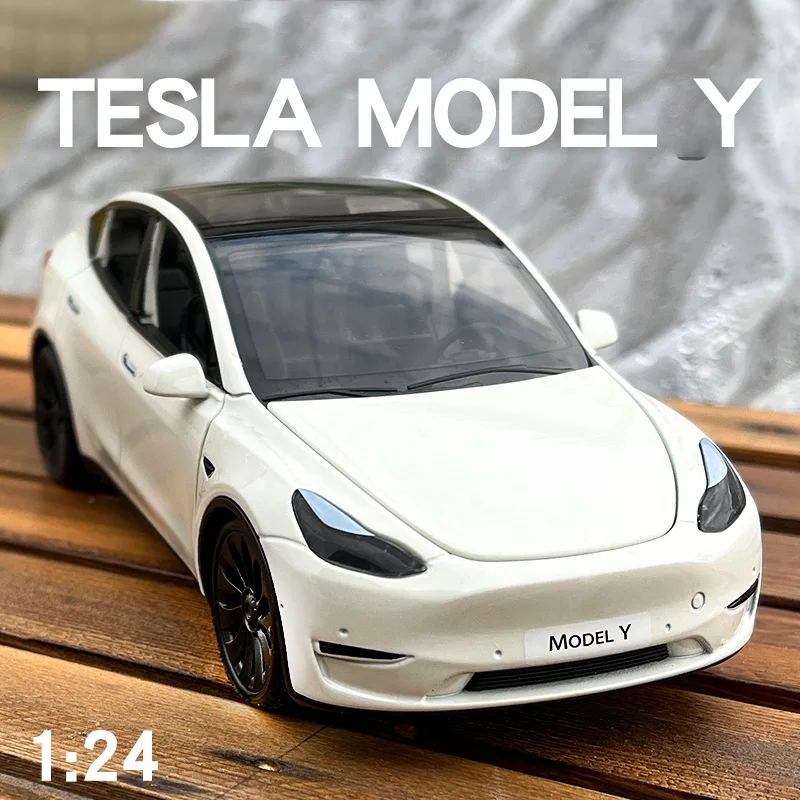 Tesla Model Y miniature 1:24