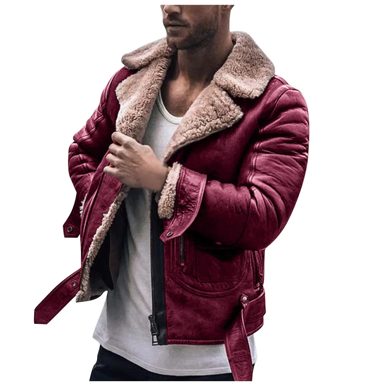 One Fur Jacket For Men