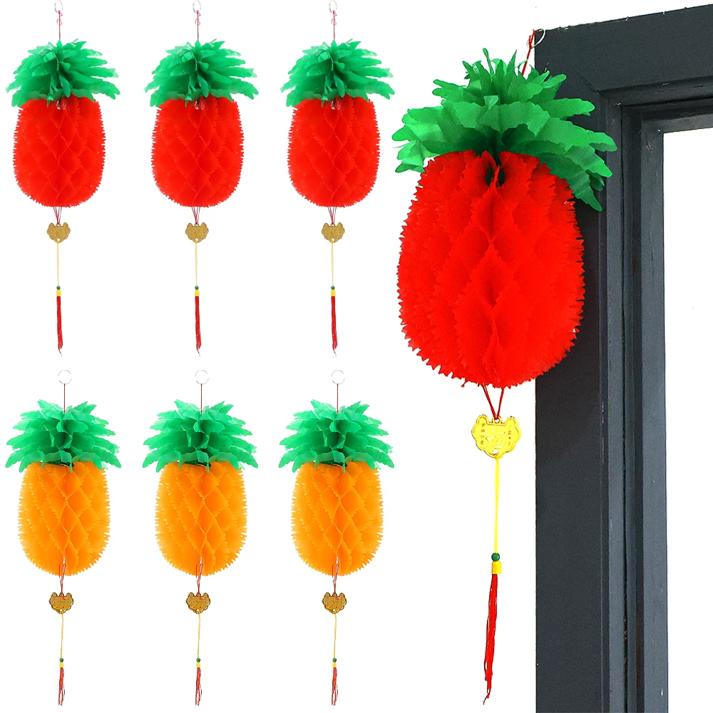 

Folding Pineapple Honeycomb Lantern Shopping Malls Streets Shops Home Party Birthday Christmas New Year Hanging Lamp Decoration