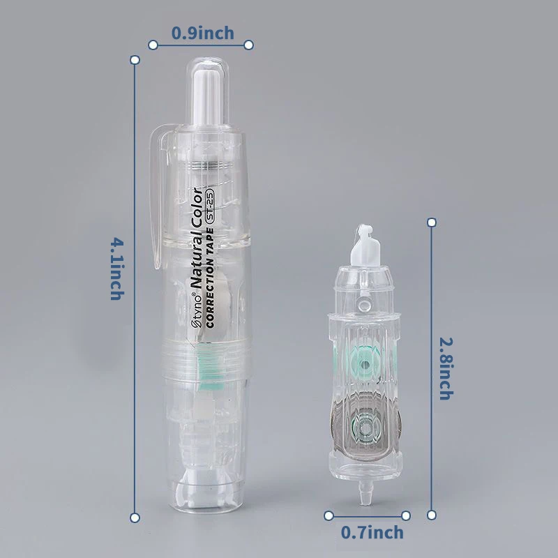 Refillable Retractable Quick Dry White Out Correction Tape Mini Small Japan Aesthetic Cute White Out with Easy to Use Kawaii