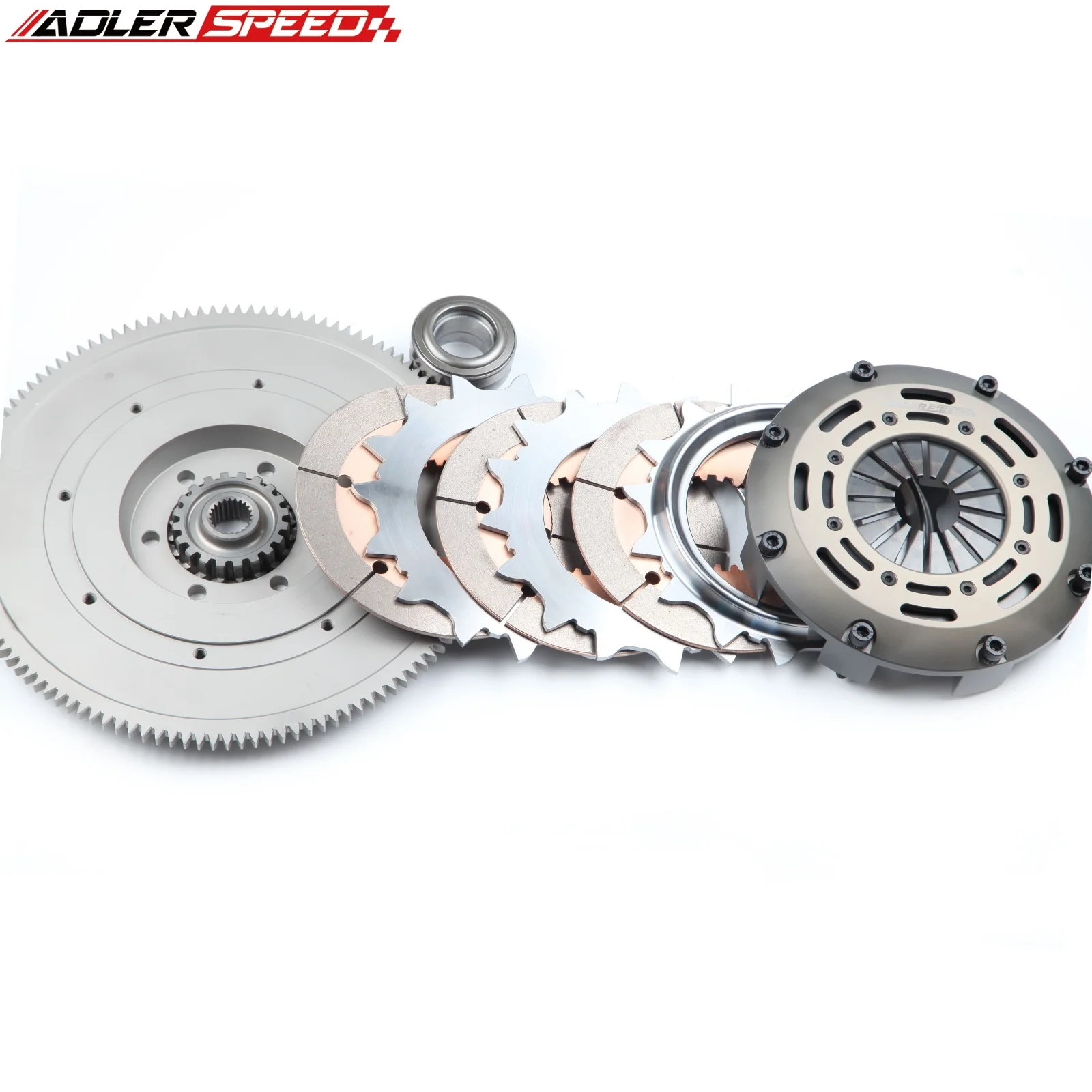 ADLERSPEED 7.25인치(185mm) 레이스 클러치 트리플 디스크 스탠다드 (04-11 마쓰다 RX8 RX-8 1.3L 13BMSP용)