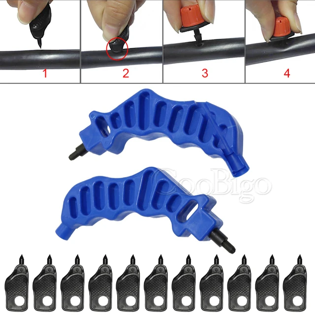 1Db 4 Mm -Es Tömlő Lyukú Lyukasztó Kerti Csepegtető Öntözőcsövek Nyitott Szerszám Mikrofúvóka Vízcsatlakozók Csőszerelvények