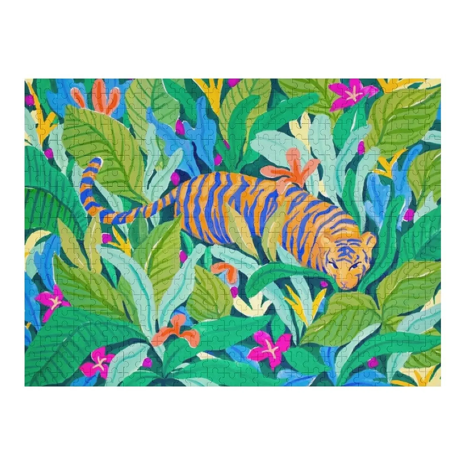 

Colorful Jungle Jigsaw Puzzle Wooden Adults Custom Wood Works Of Art Woodens For Adults Puzzle