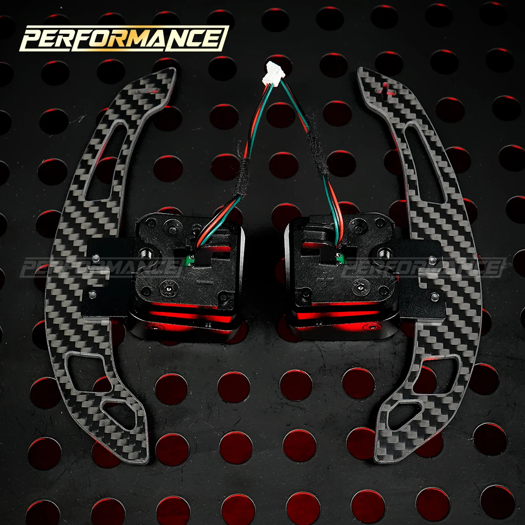 TDD Magnetic Carbon Fiber Paddle Shifter For Audi A1 A3 A5 A8 Q3 Q4 Q5 Q7 Q8 S1 S3 S5 SQ5 SQ8 RS3 RS5 RSQ5 Shift Paddle