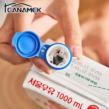 2 pezzi coperchio sigillante per latte in scatola coperchio sigillante per la conservazione della freschezza aiutante in plastica Food Saver gadget da cucina da viaggio Seal Drink 1