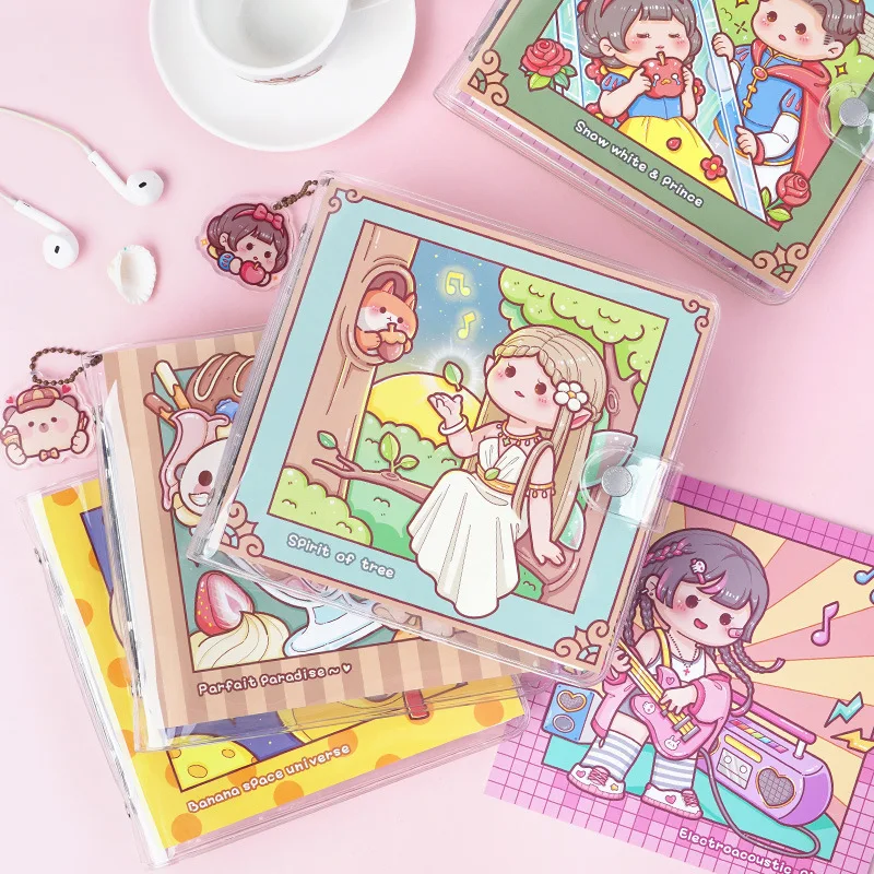 

Duojia Square Hand Ledger Small Mochi Potato Series Cute Loose-leaf Hand Ledger Schedule Planning Notebook