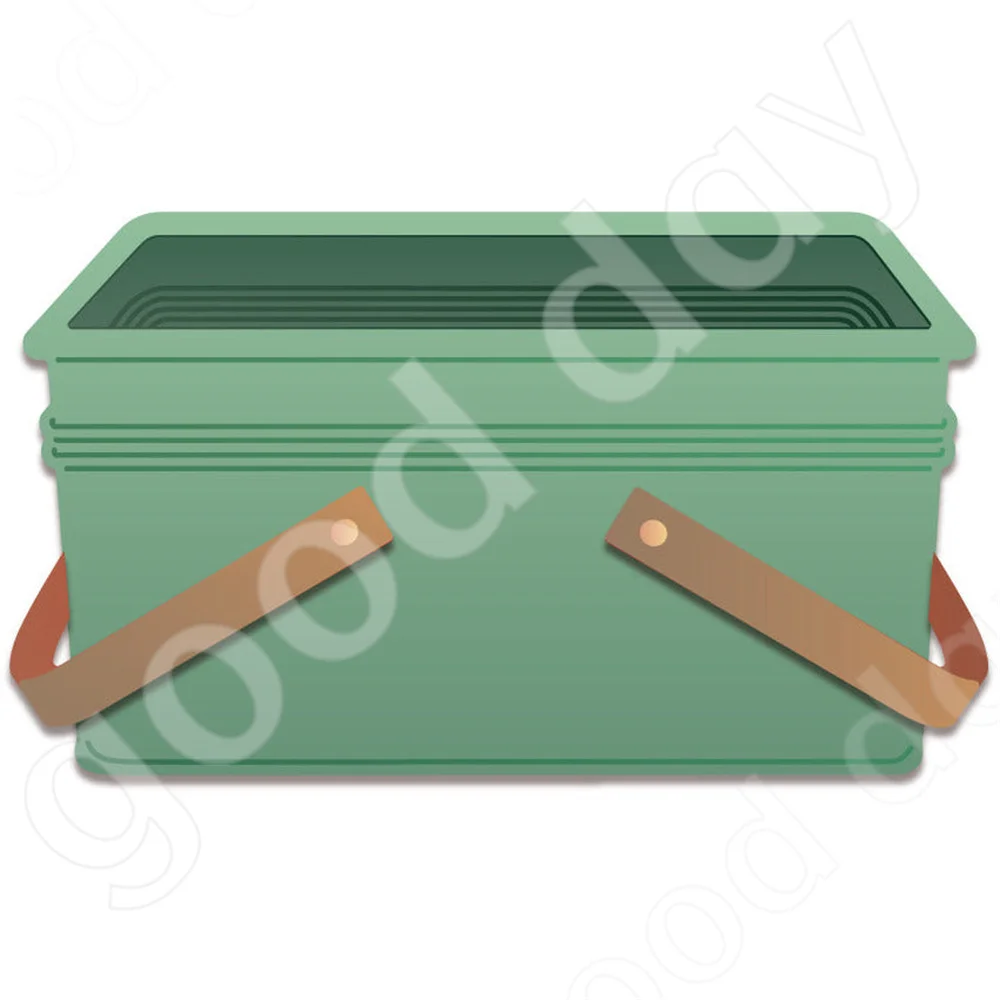 

New Arrival Vintage Picnic Basket Metal Cutting Dies Scrapbook Diary Decoration Embossing Template Diy Greeting Card Handmade