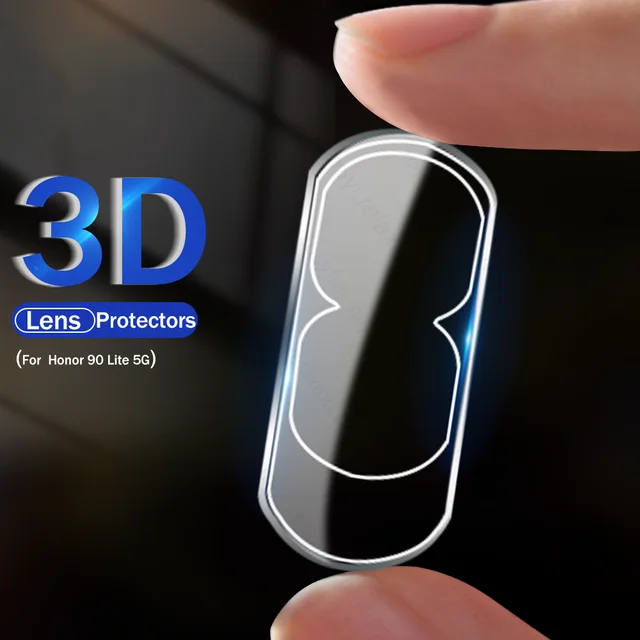 HD Camera Protector Case For Honor 90 Lite 5G 3D Tempered Glass Lens Cover  On Xonor