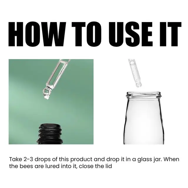 30 Ml Bee Könnyű Vonzerő Essence Csarok Mézes Trap Honey Pots Méhészet Kaptár Vonzza A Kolóniát - Image 5