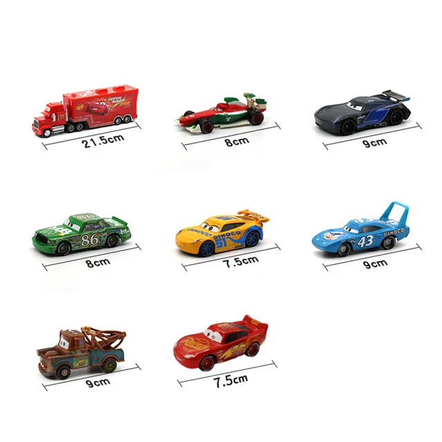Cars 3 Diecast Toy Set 6