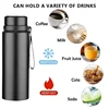 800/1000ml Thermal Water Bottle Keep Cold And Hot Water Bottle Thermos For Coffee Lasting Flasks Stainless Steel Thermos