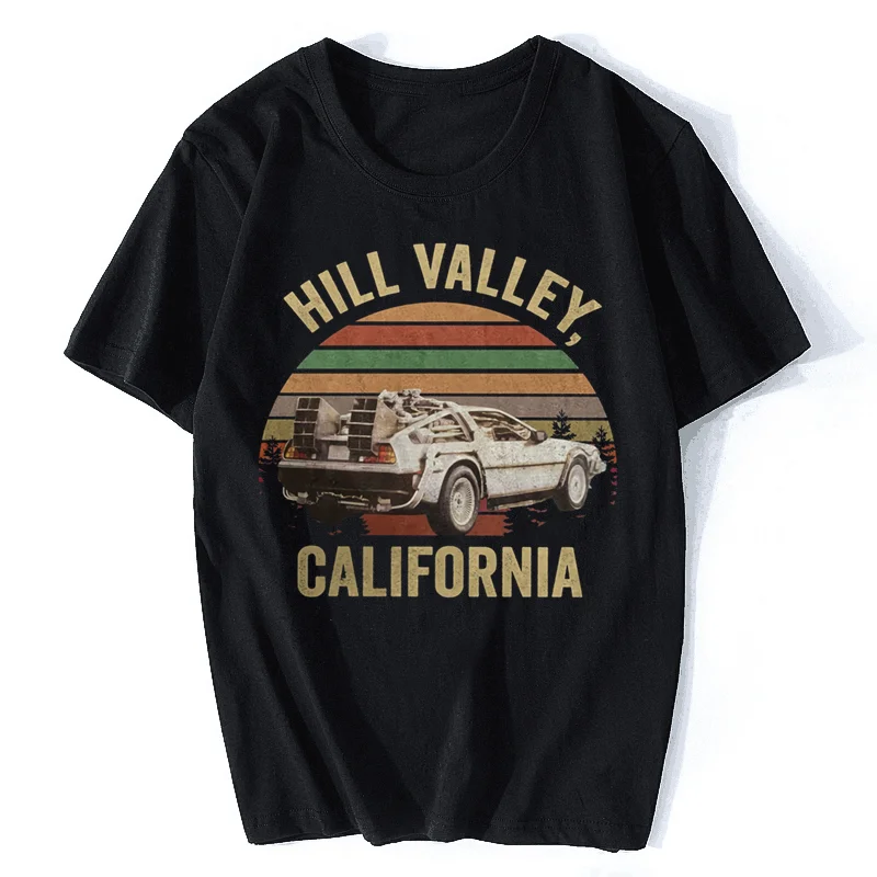 T-shirt Hill Valley, chemise retour vers le futur, Marty Mcfly, Hill