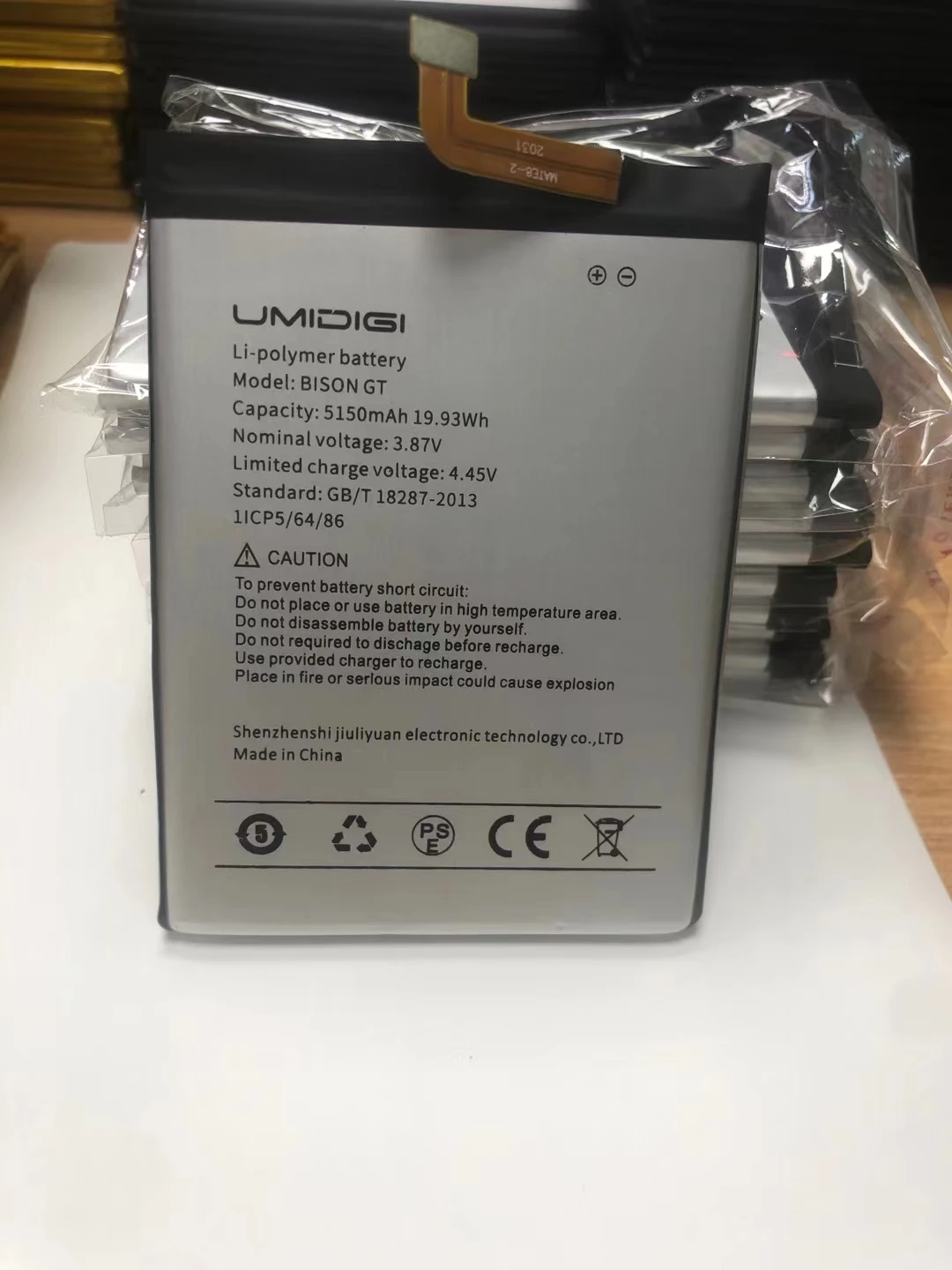 

100% Оригинальный 5150mAh BISON GT запасная батарея для мобильного телефона для UMI UMIDIGI BISON GT 6,67 дюймов телефонная батарея + инструмент