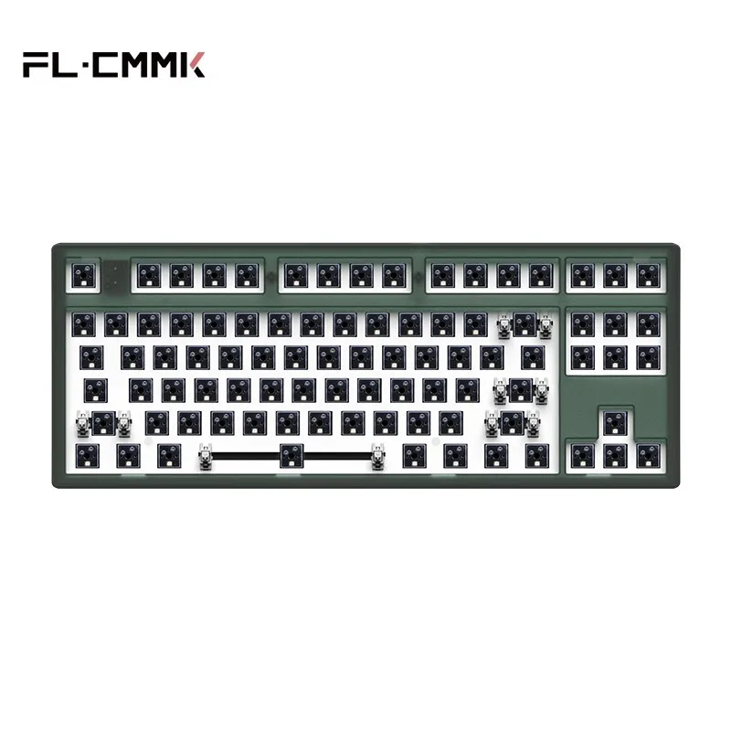 FL·ESPORTS MK870 Keyboard Kit Bluetooth Wireless 2.4G Three-Mode