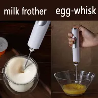 Portable Rechargeable Electric Milk Frother Foam Maker Handheld Foamer High Speeds Drink Mixer Coffee Frothing Wand whisk 2