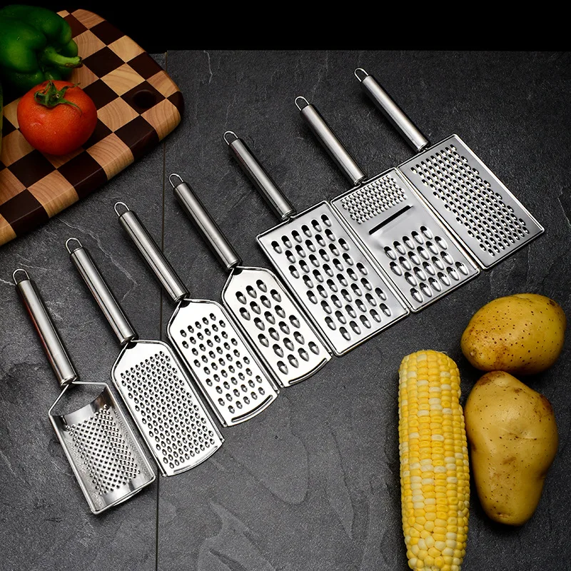 

Stainless Steel Handheld Cheese Grater Multi-Purpose Kitchen Food Graters for Cheese Chocolate Butter Fruit Vegetable